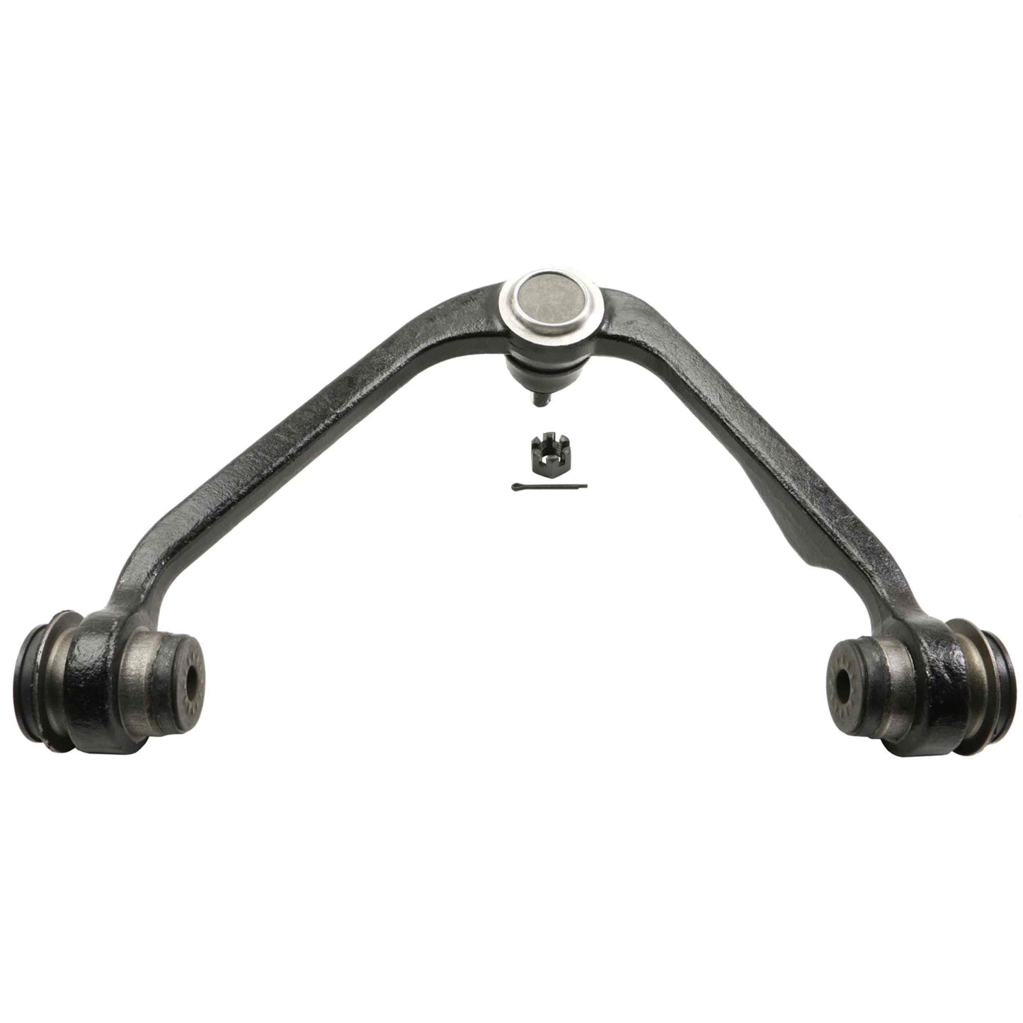 Moog Control Arm and Ball Joint Assembly:Passenger Side,Steel,Black
