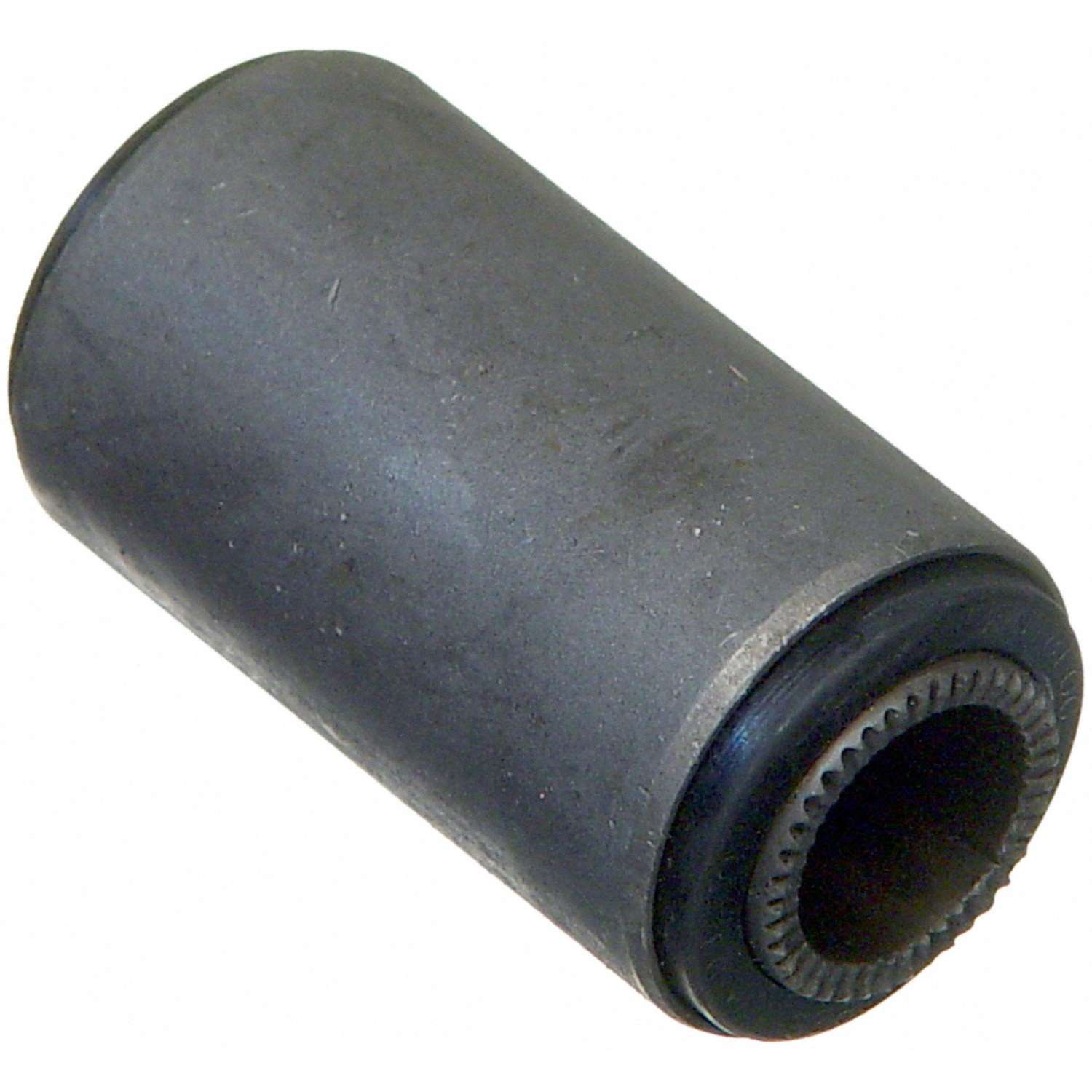 Moog Leaf Spring Shackle Bushing:Rubber,Black,Dodge,Plymouth