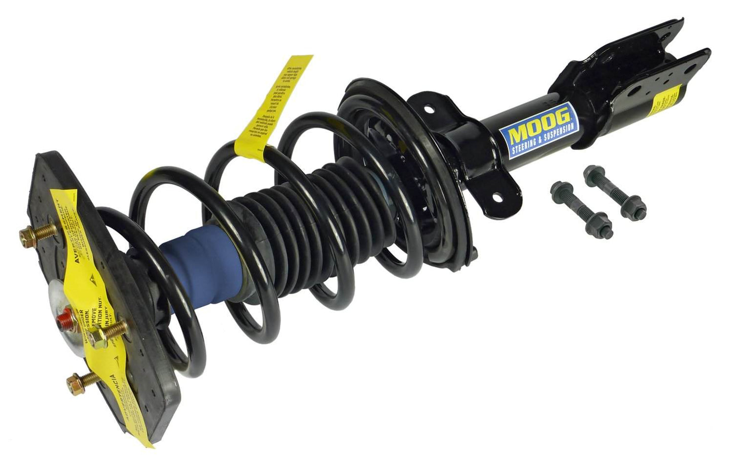 Moog Strut and Coil Spring Assembly:Rear Driver Side,Twin-tube,Gas Charged