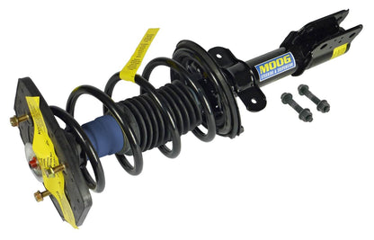 Moog Strut and Coil Spring Assembly:Rear Driver Side,Twin-tube,Gas Charged