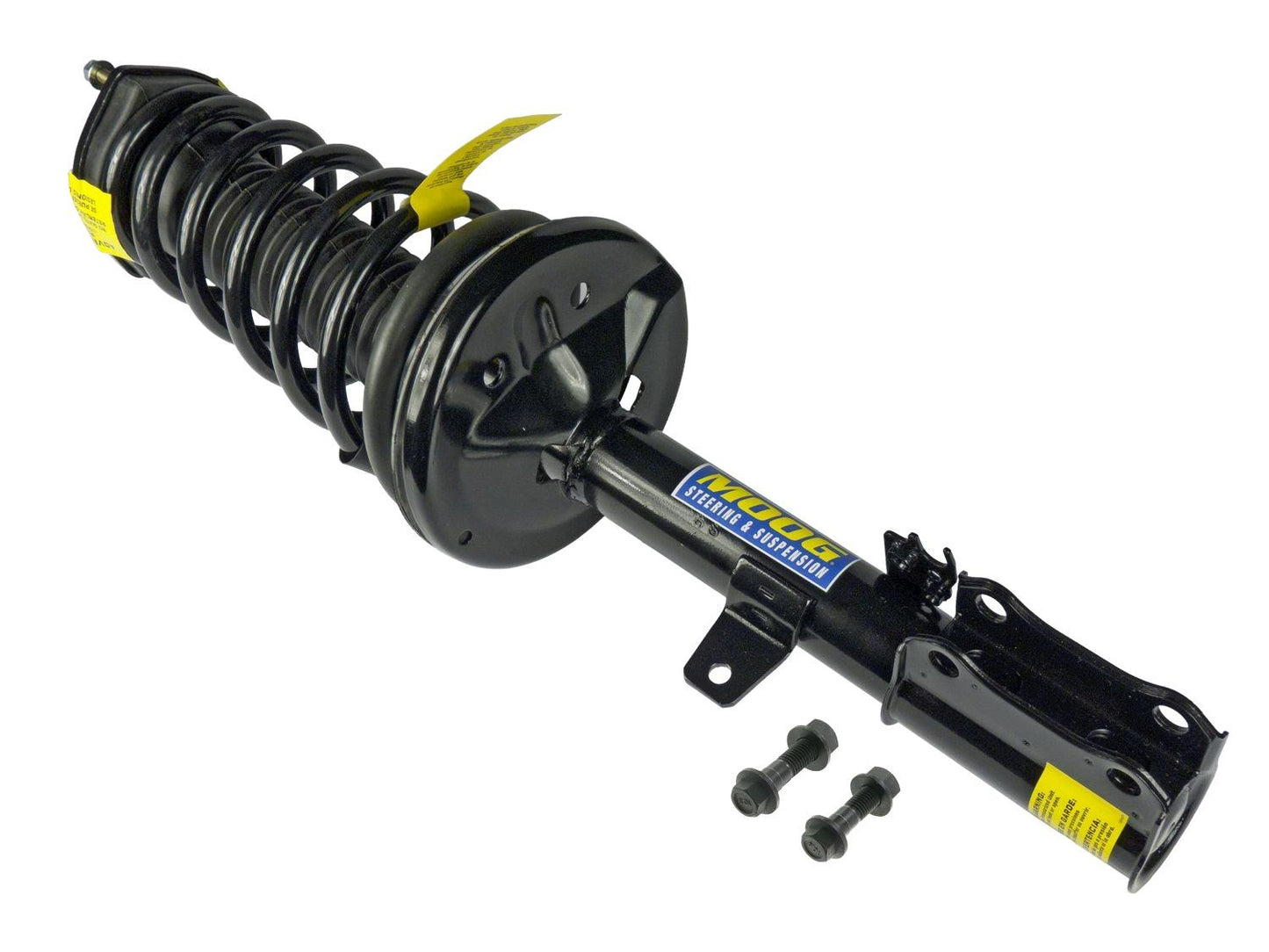 Moog Strut and Coil Spring Assembly:Rear Driver Side,Twin-tube,Gas Charged