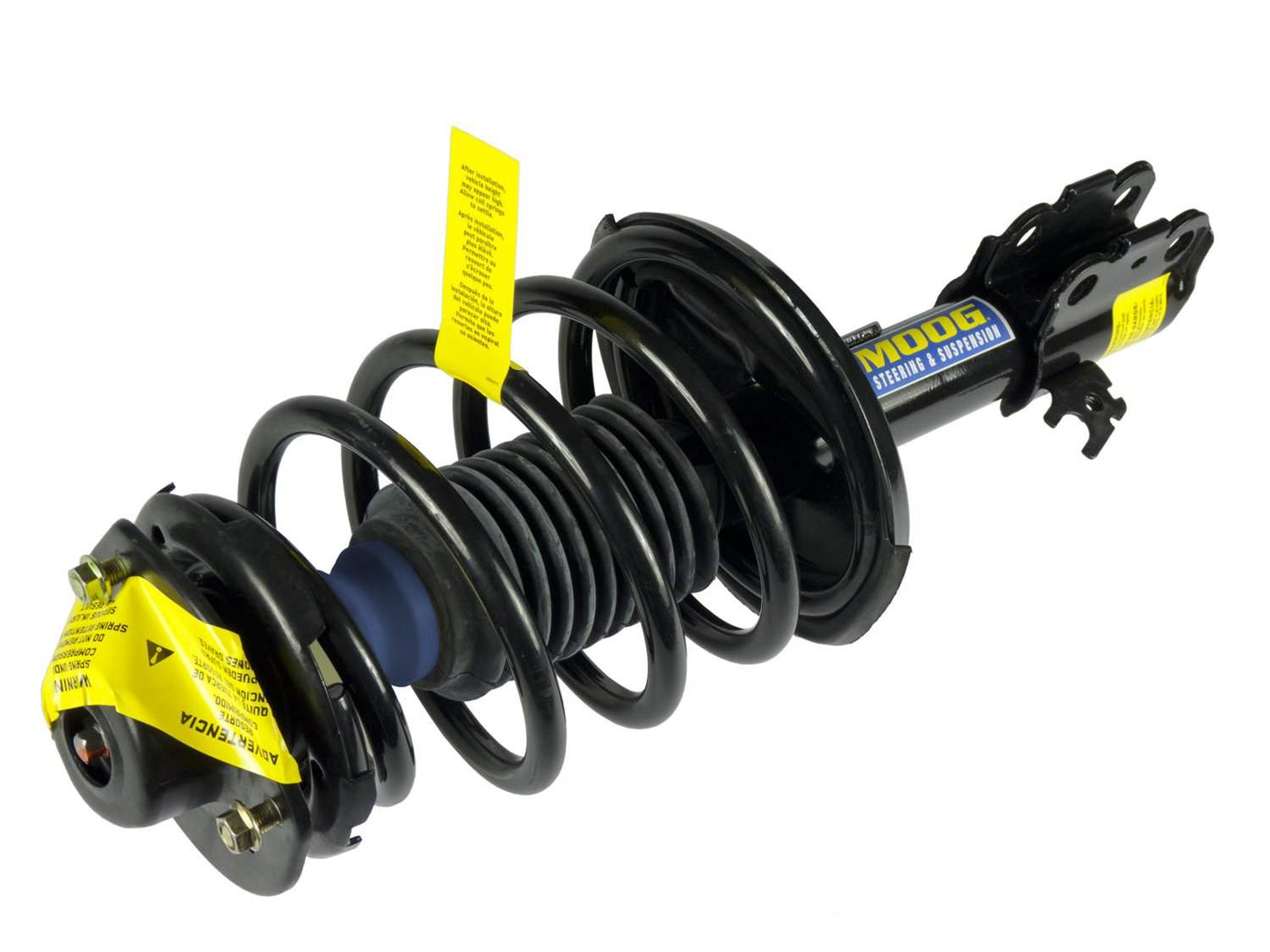 Moog Strut and Coil Spring Assembly:Front Driver Side,Twin-tube,Gas Charged