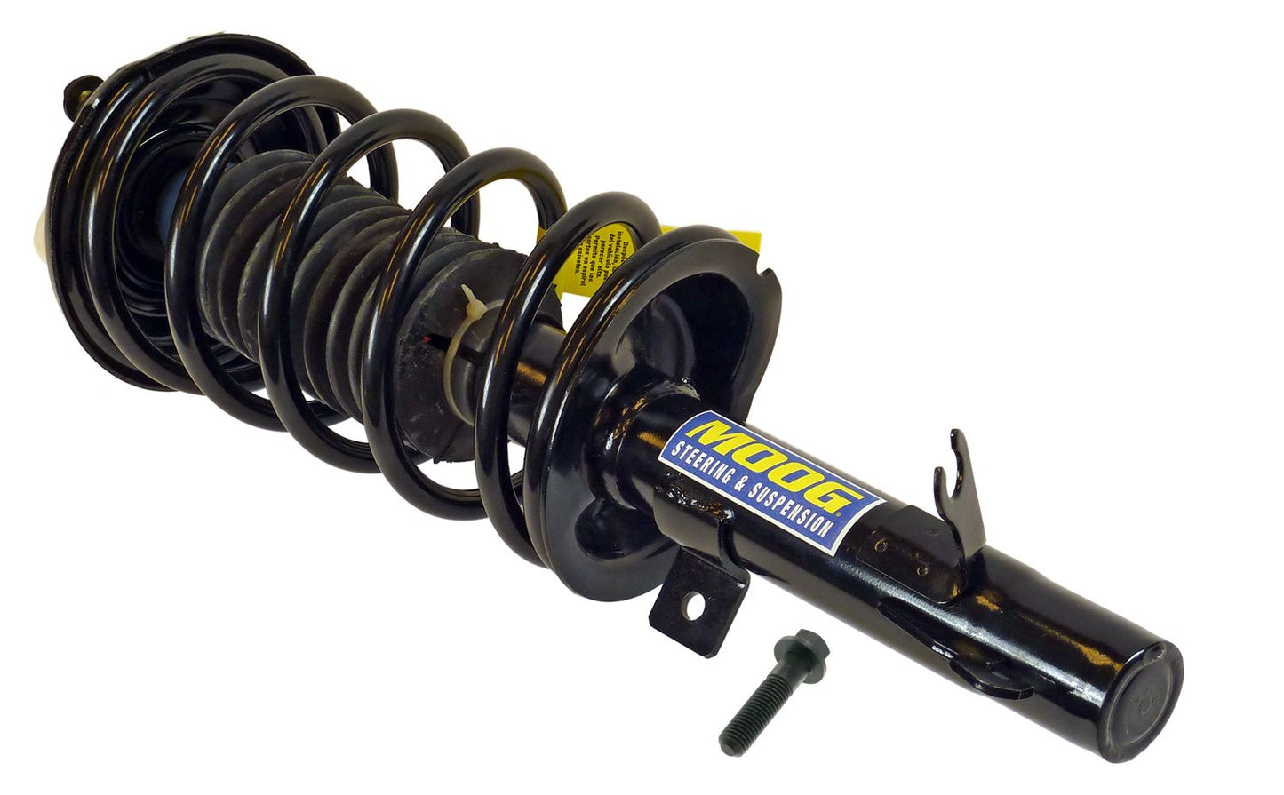 Moog Strut and Coil Spring Assembly:Front Driver Side,Twin-tube,Gas Charged