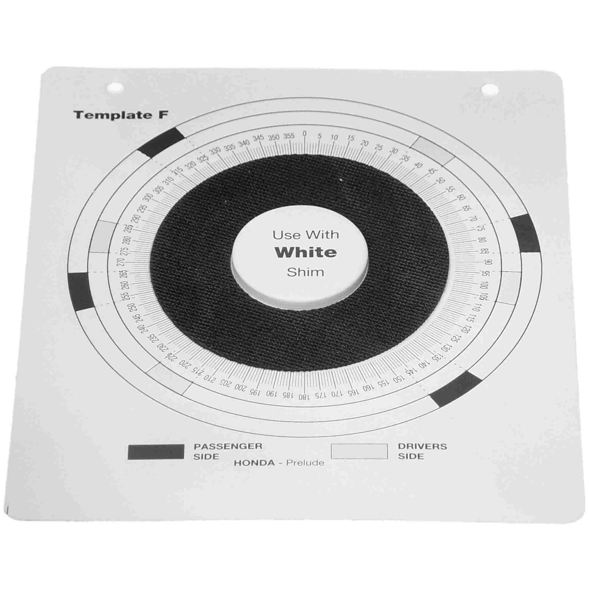 Moog Indexing Plastic Templates F - Honda Service Tool T40237