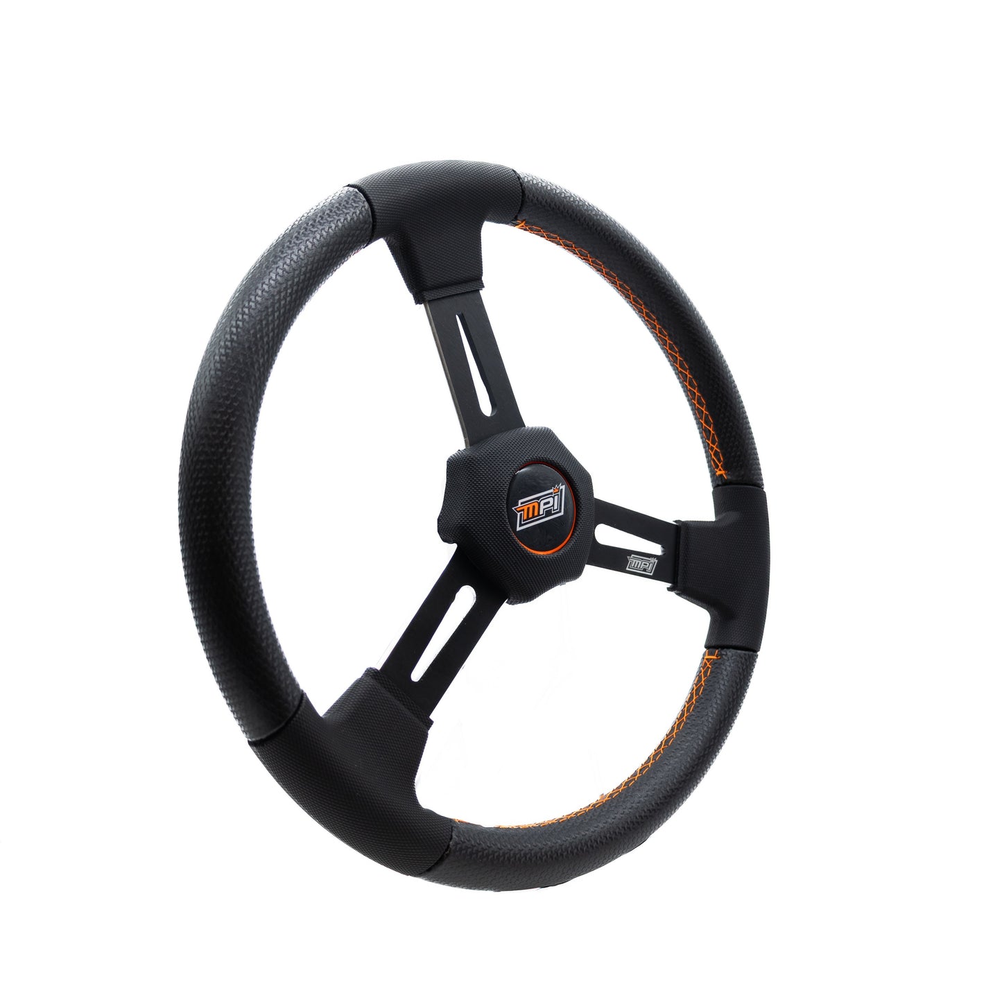 MPI USA Steering Wheel Dirt 15in Diameter Flat XL Grip Steering and Components Steering Wheels and Components main image