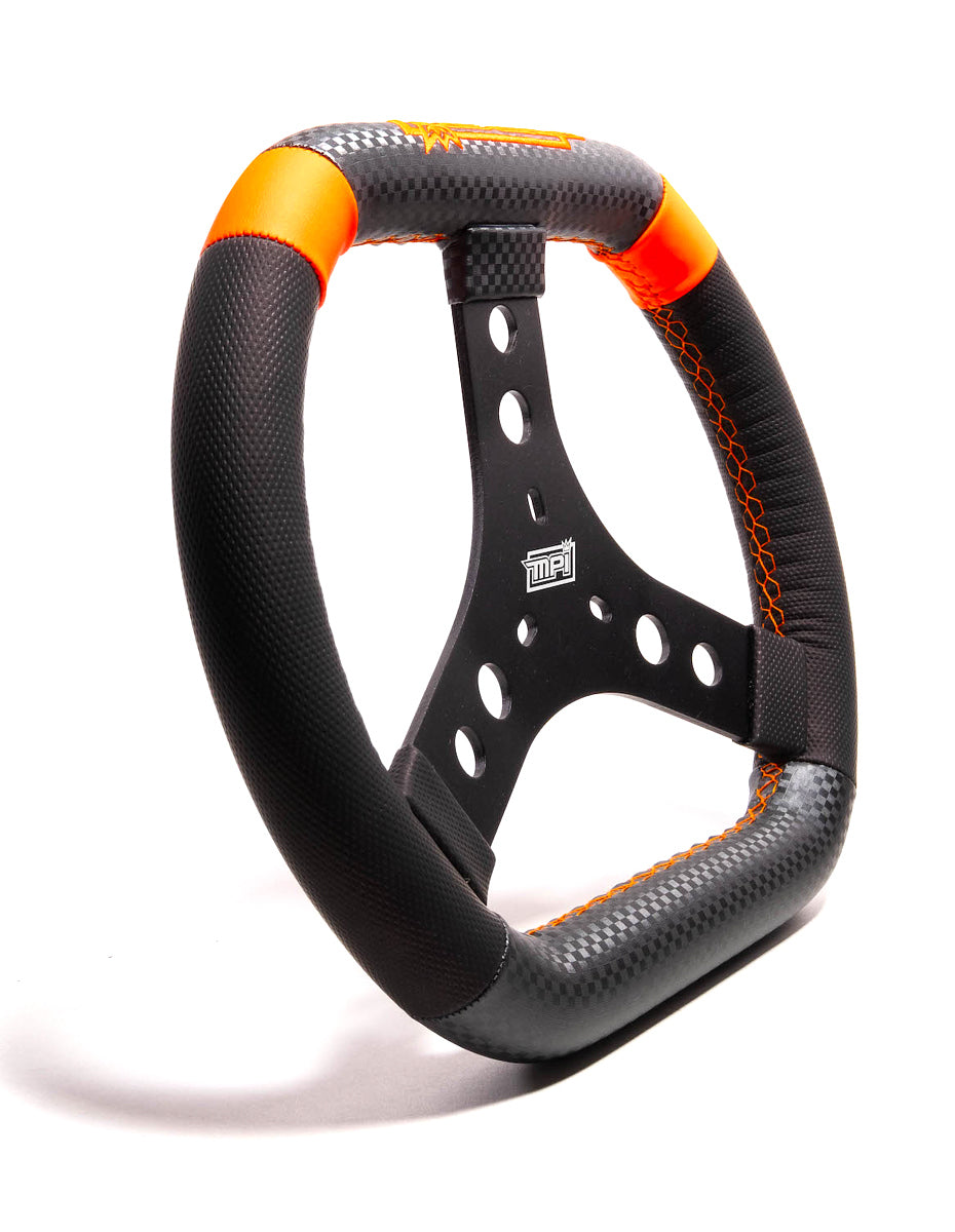 MPI USA 12.75 in 3-Bolt Aluminum Oval Wheel High Grip Steering and Components Steering Wheels and Components main image