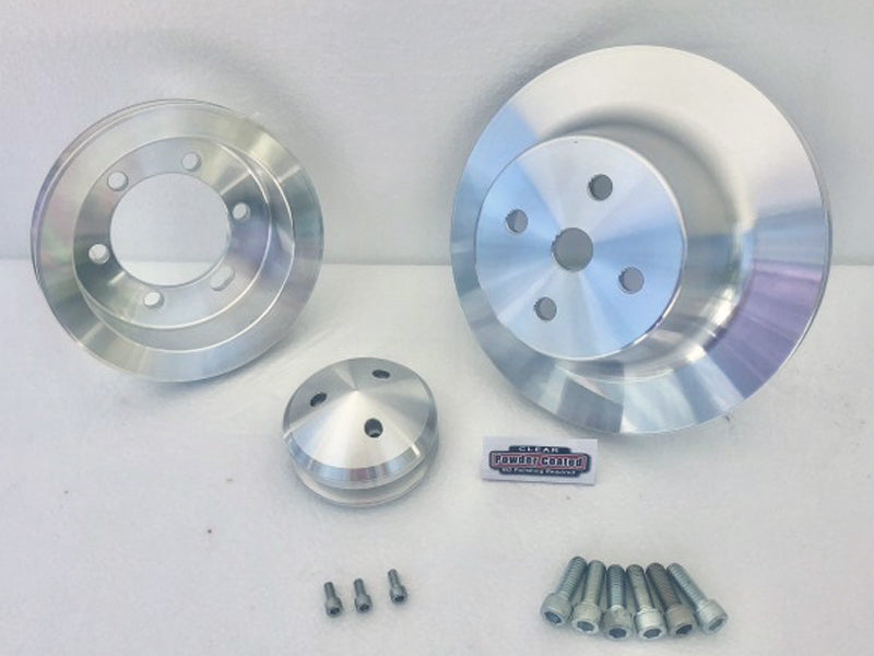 March Performance BB Chrysler 383-440 With Fluidampr Belts and Pulleys Pulley Kits main image