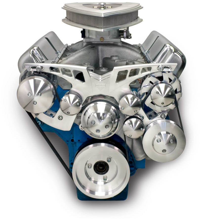 MARCH PERFORMANCE Ford FE Style Track Pulley System Engines and Components Belts and Pulleys main image