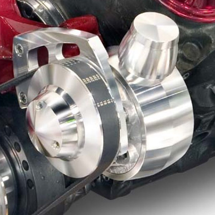 MARCH PERFORMANCE PS BRKT ADJ MID MT POL A SSY - CHEVY BB LWP Steering and Components Bushings and Mounts main image