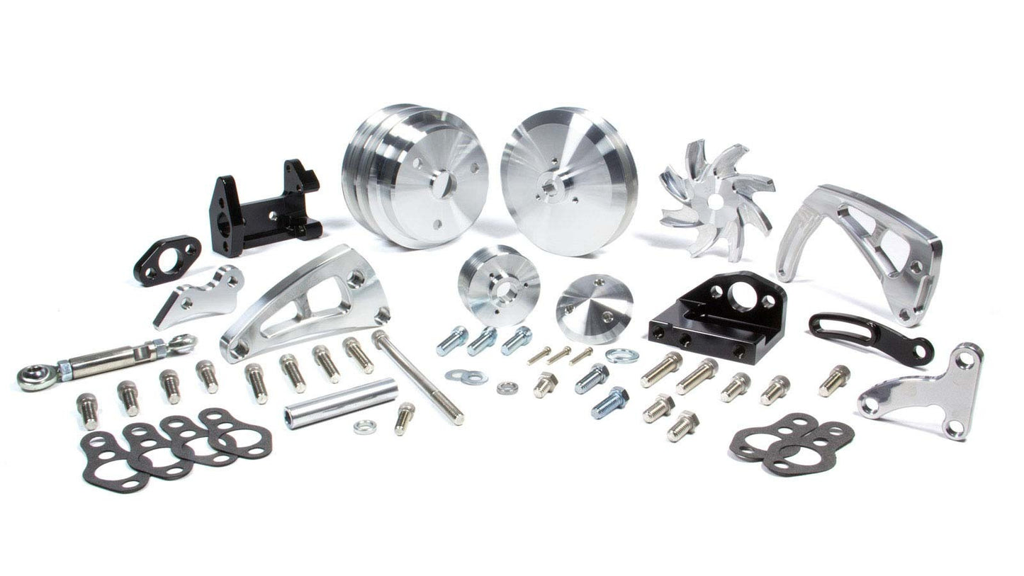 MARCH PERFORMANCE SBC Electric Water Pump Bracket Kit Engines and Components Belts and Pulleys main image