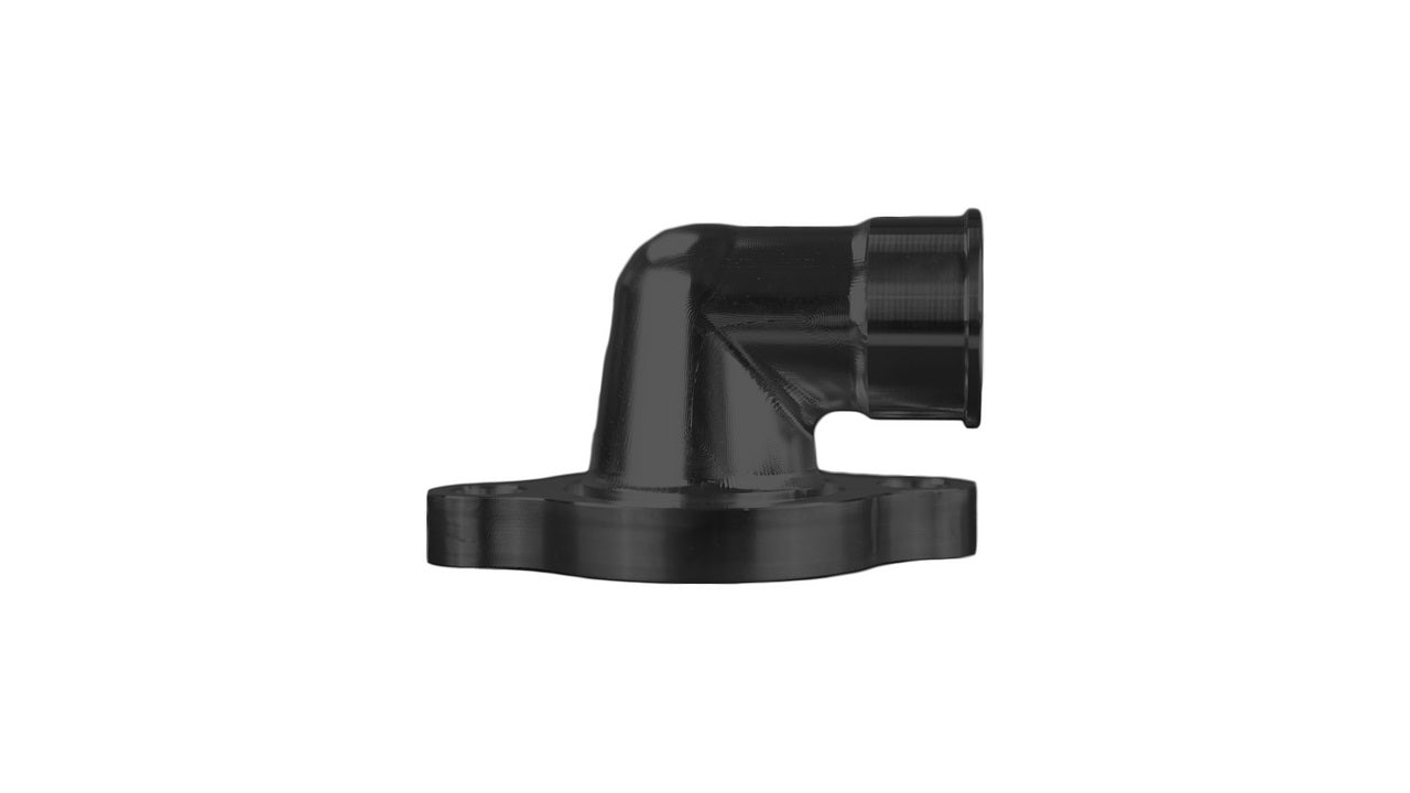 March Performance Thermostat Housing LS 90 Degree Black Thermostats, Housings and Fillers Water Necks - Thermostat Housings main image