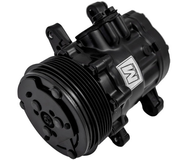 MARCH PERFORMANCE Ultra Series Sanden Air Compressor Black Heating and Cooling Air Conditioning main image