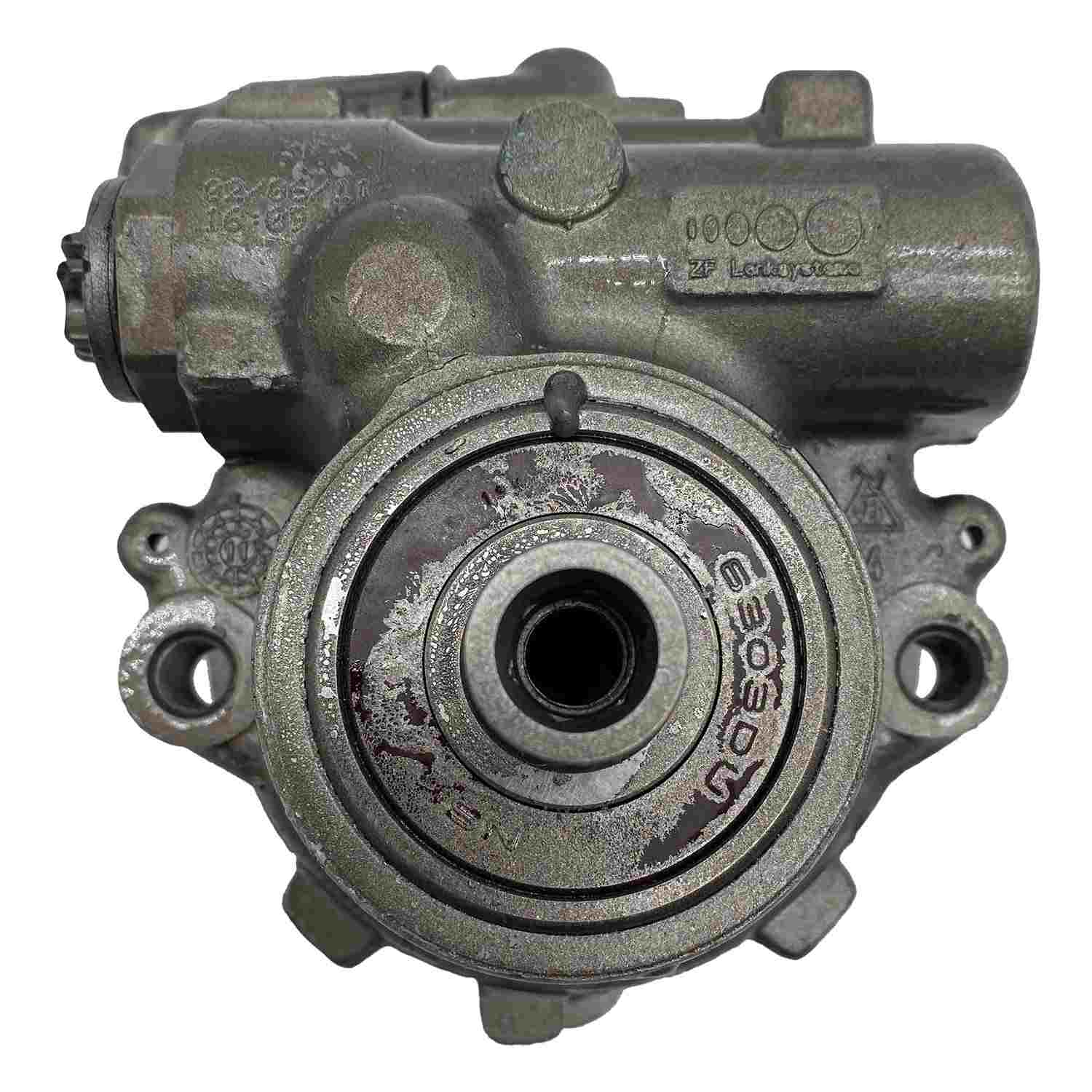 Maval Power Steering Pump - MAVAL - Hydraulic Power - Remanufactured - 97196M  top view frsport 97196M