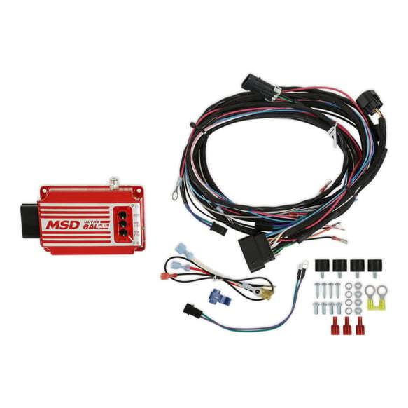 MSD Ultra 6AL Plus Ignition Box - Red Finish Ignition Boxes and Components Ignition Boxes and Controllers main image