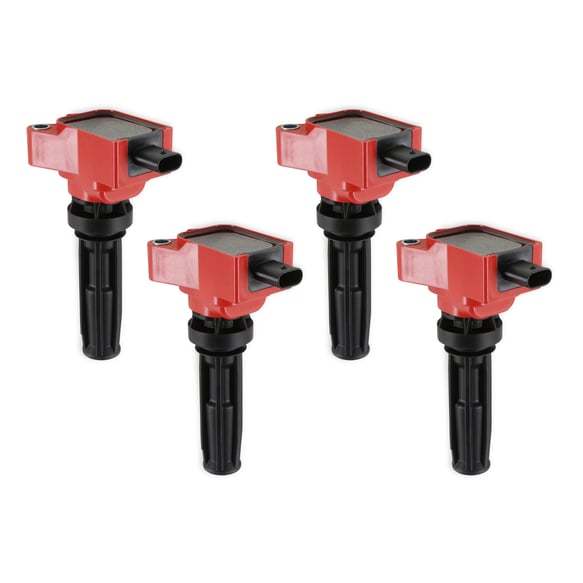 MSD Coil Red  Ford Eco-Boost 2.0L  4-Cylinder4-pack Ignition Components Ignition Coils main image