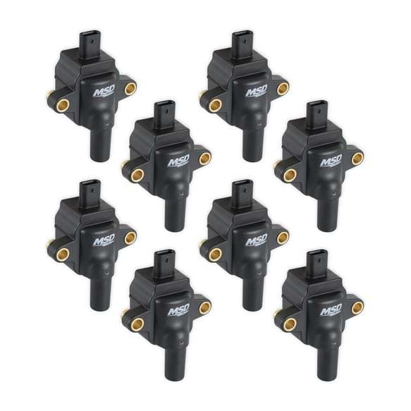 MSD Coil Ford Godzilla 7.3L 8-Pack Black Ignition Components Ignition Coils main image