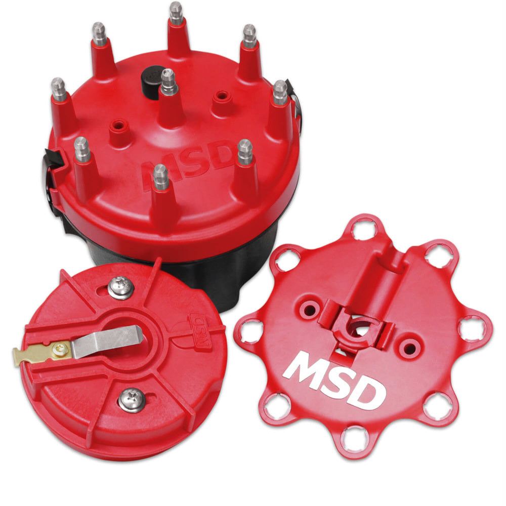 MSD Cap-A-Dapt Kit  Chevy V8  Distributors, Magnetos and Crank Triggers Distributor Caps main image