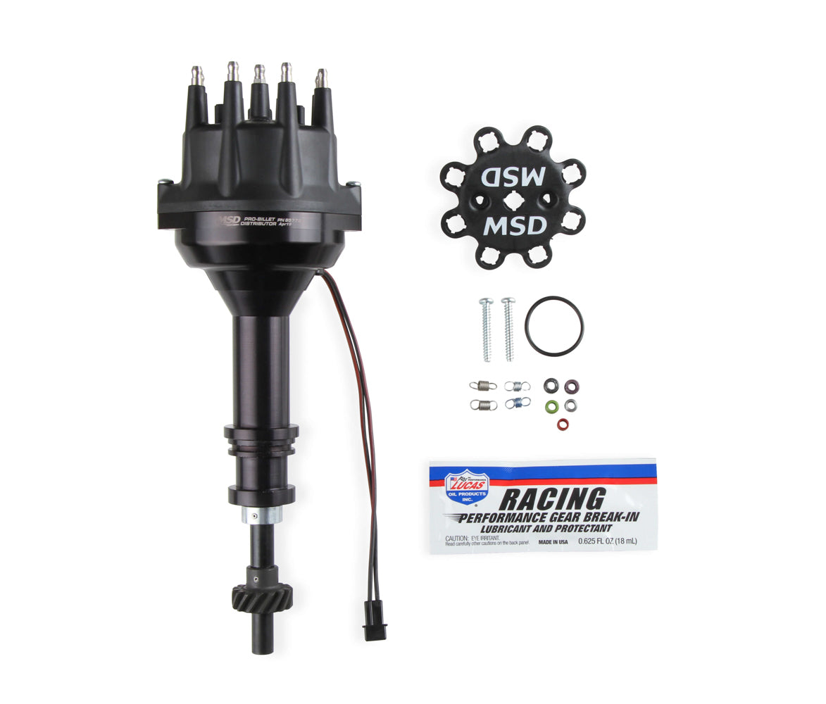 MSD IGNITION Pro Billet Distributor BBF 351C-460 Black main image