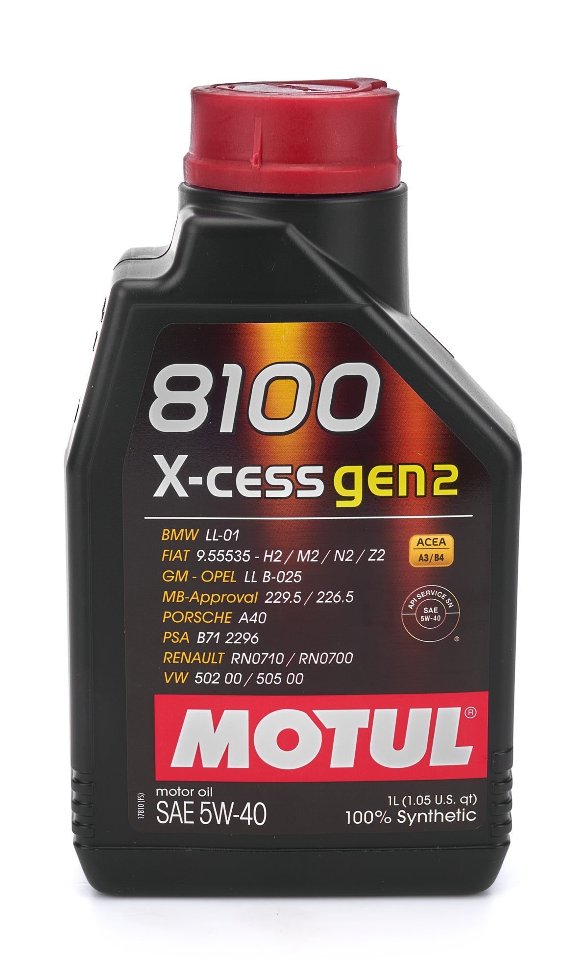 MOTUL USA 8100 X-Cess 5w40 1 Liter Oils, Fluids and Sealer Oils, Fluids and Additives main image