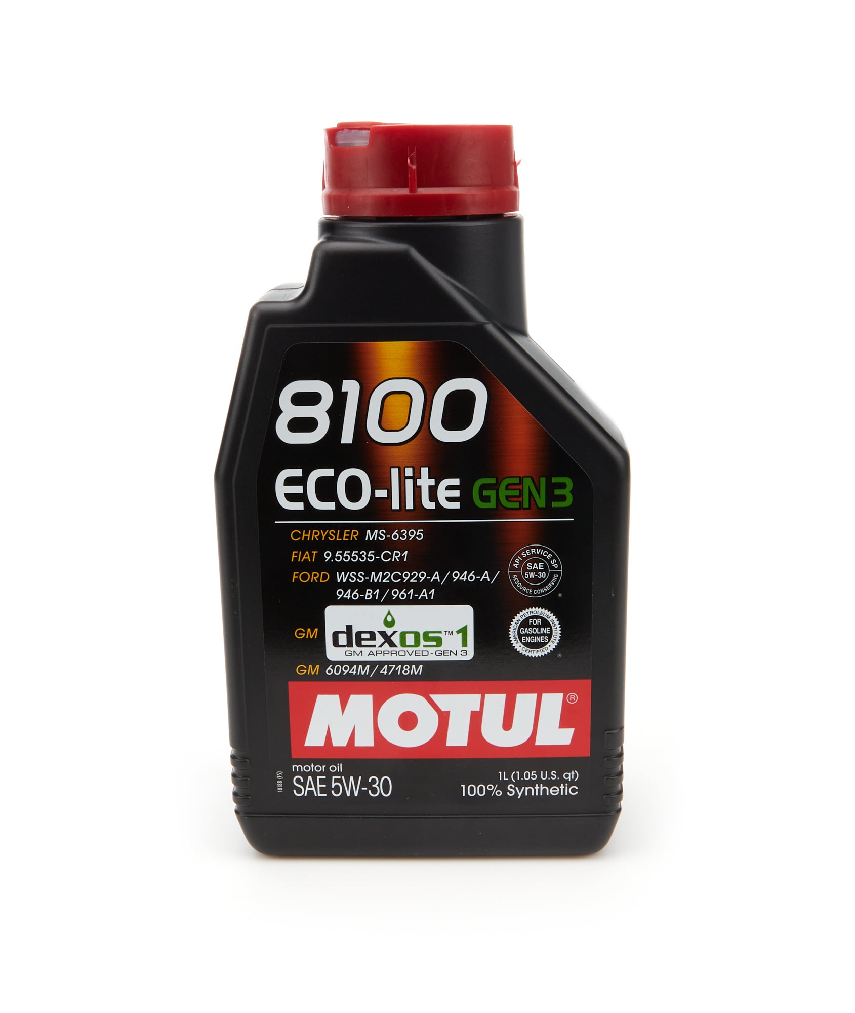 Motul 8100 Eco-Lite Gen3 5w30 1 Liter Oils, Fluids and Additives Motor Oil main image