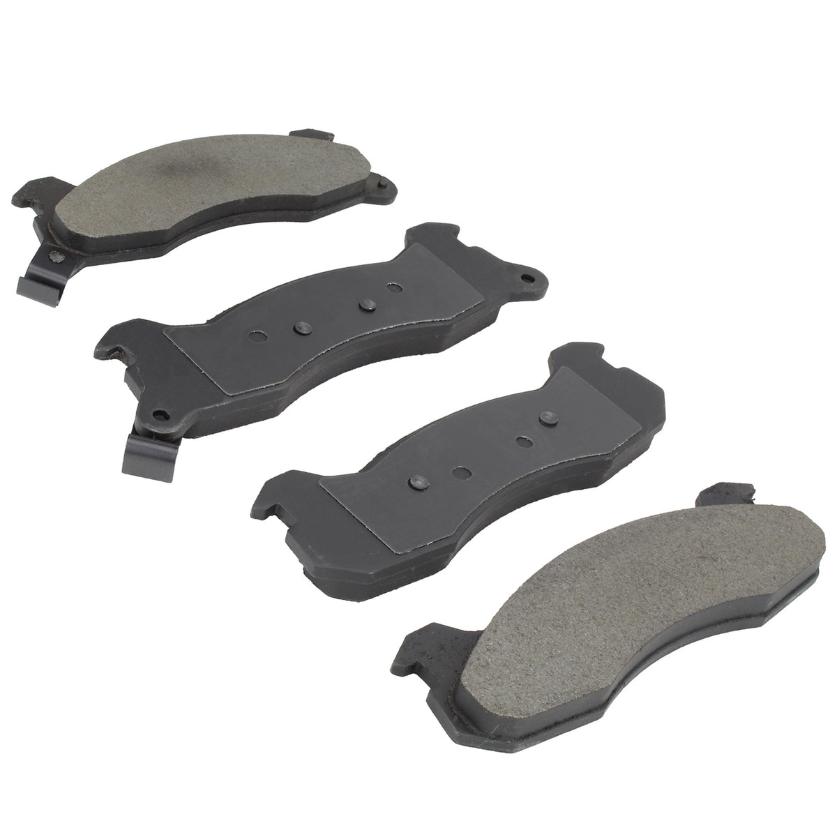 Quality-Built QB Semi-Metallic Brake Pads 1000-0204M
