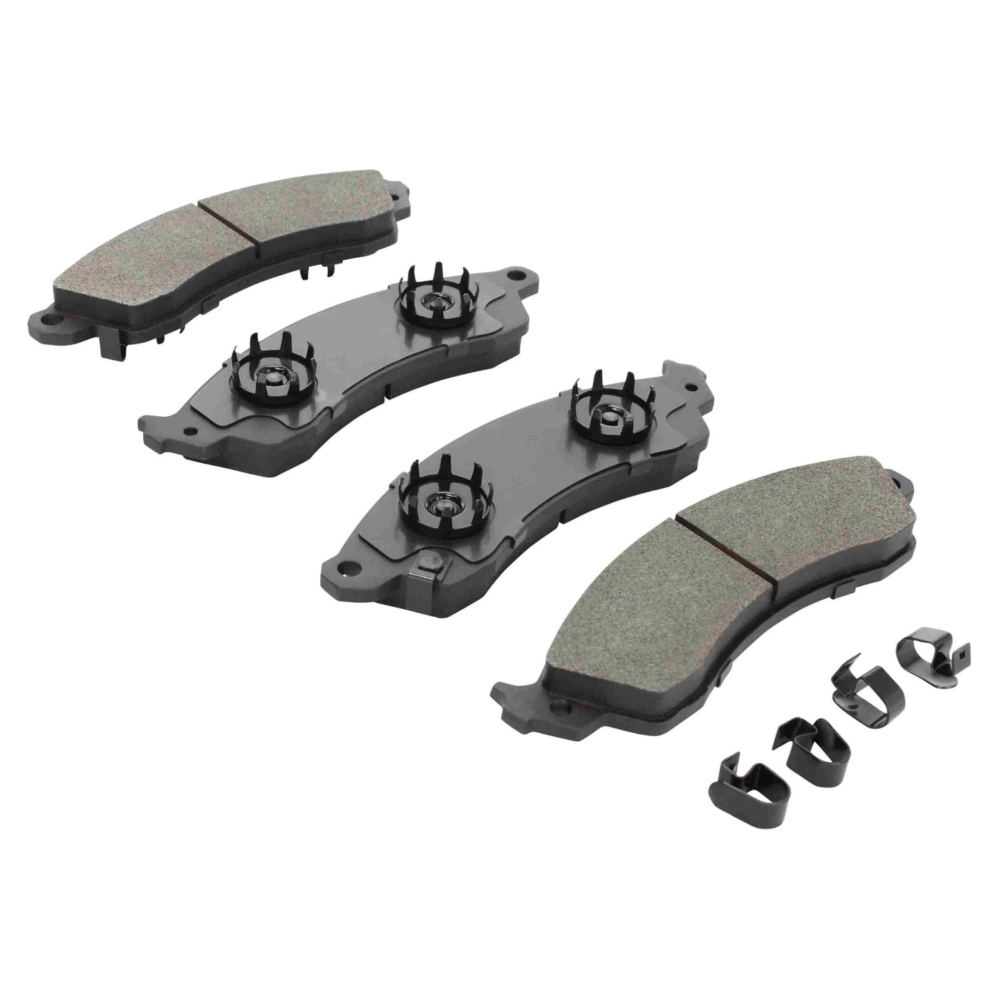 Quality-Built QB Semi-Metallic Brake Pads 1000-0412M