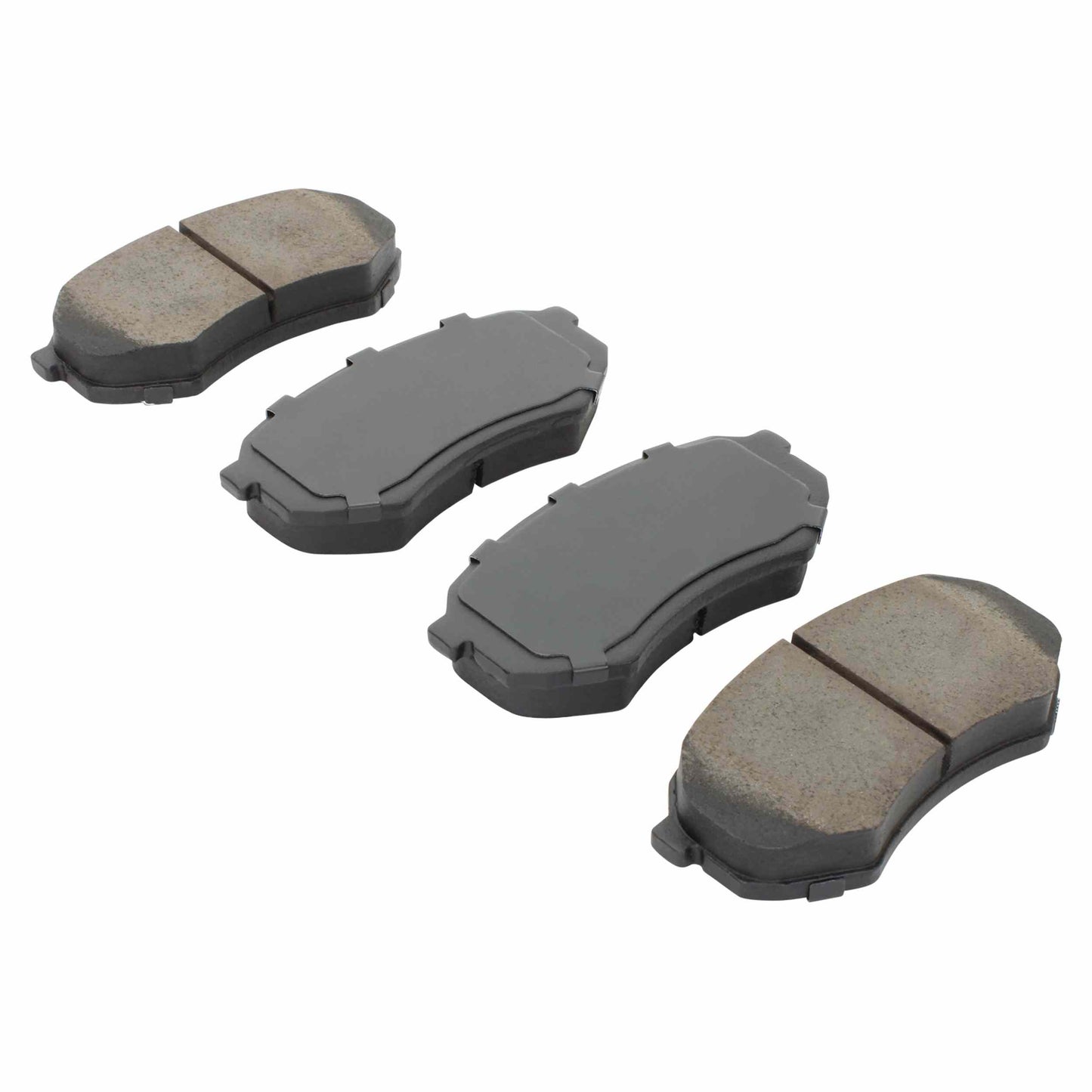 Quality-Built QB Semi-Metallic Brake Pads 1000-0433M