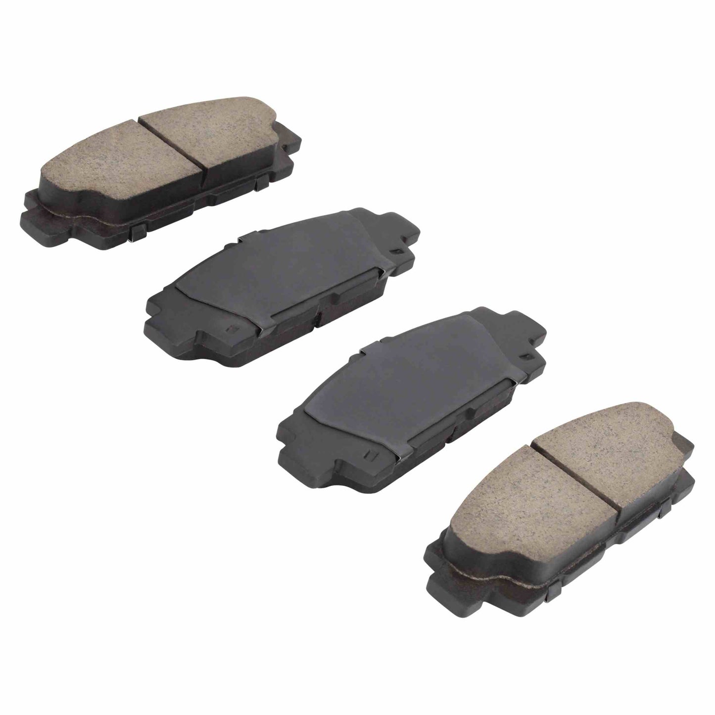 Quality-Built QB Semi-Metallic Brake Pads 1000-0488M