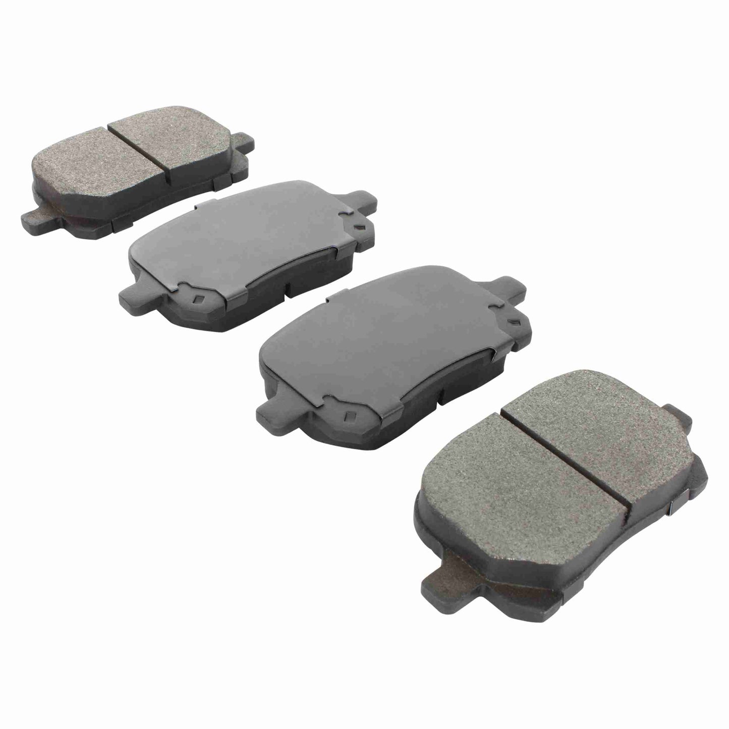 Quality-Built QB Semi-Metallic Brake Pads 1000-0707M