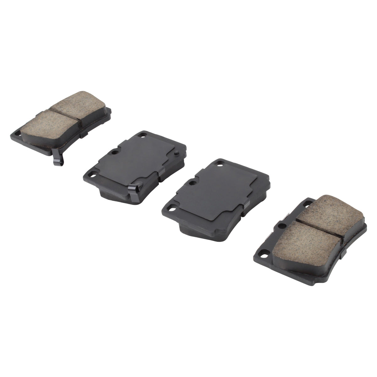 Quality-Built QB Semi-Metallic Brake Pads 1000-0733M