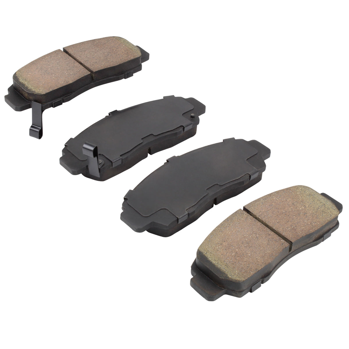 Quality-Built QB Semi-Metallic Brake Pads 1000-0787M