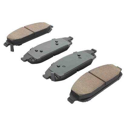 Quality-Built QB Semi-Metallic Brake Pads 1000-1080M