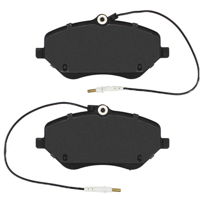 Quality-Built QB Semi-Metallic Brake Pads 1000-1245M