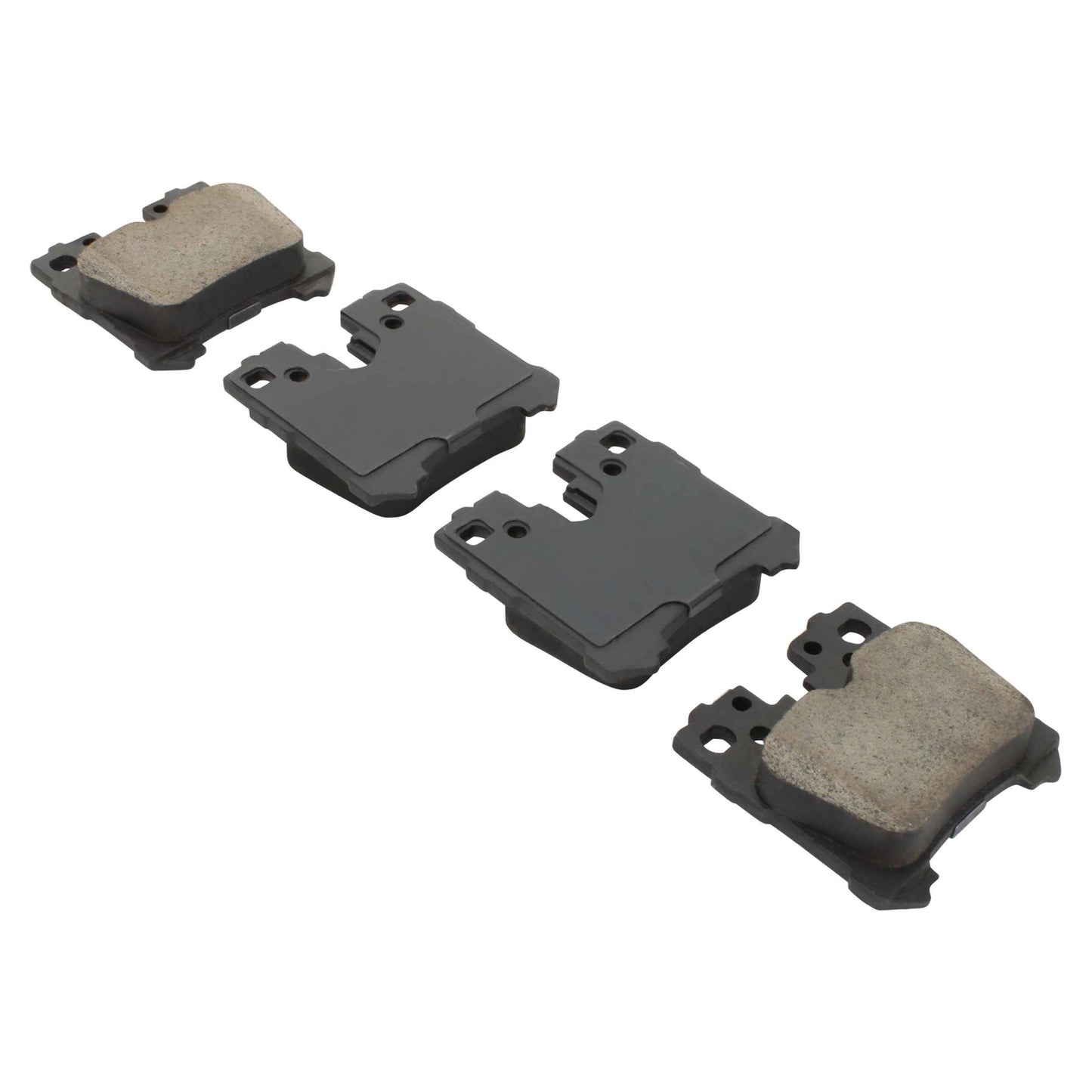 Quality-Built QB Semi-Metallic Brake Pads 1000-1283M