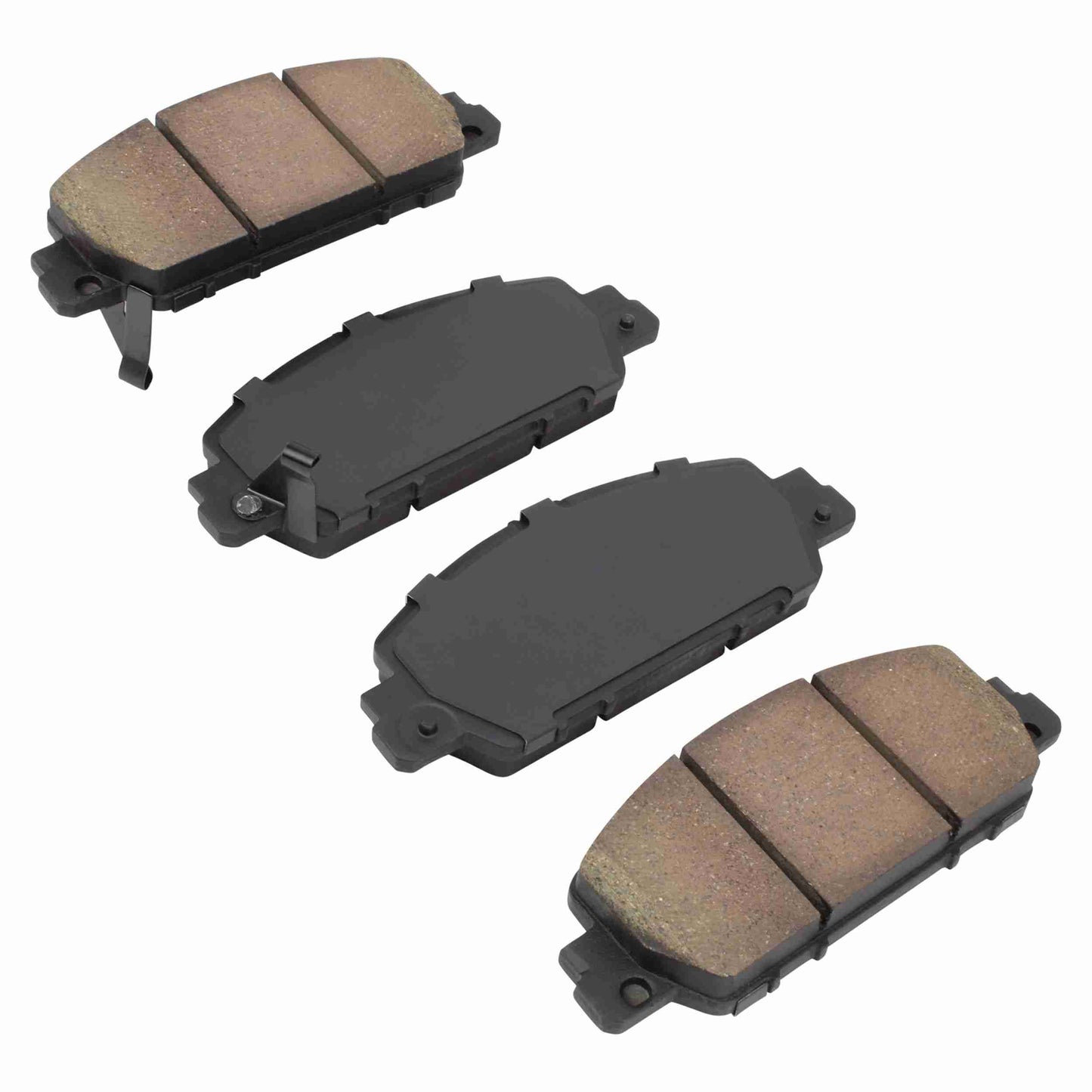Quality-Built QB Semi-Metallic Brake Pads 1000-1654M