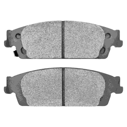 Quality-Built QB Semi-Metallic Brake Pads 1000-1707M