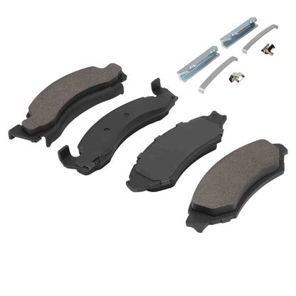 Quality-Built Quality-Built Premium Semi-Metallic Brake Pads w/ Hardware 1001-0050M