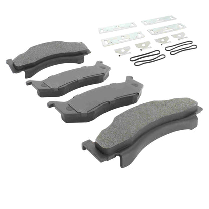Quality-Built Quality-Built Premium Semi-Metallic Brake Pads w/ Hardware 1001-0123M