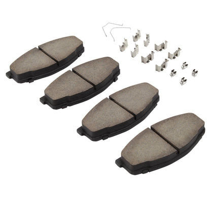 Quality-Built Quality-Built Premium Ceramic Brake Pads w/ Hardware 1001-0207C