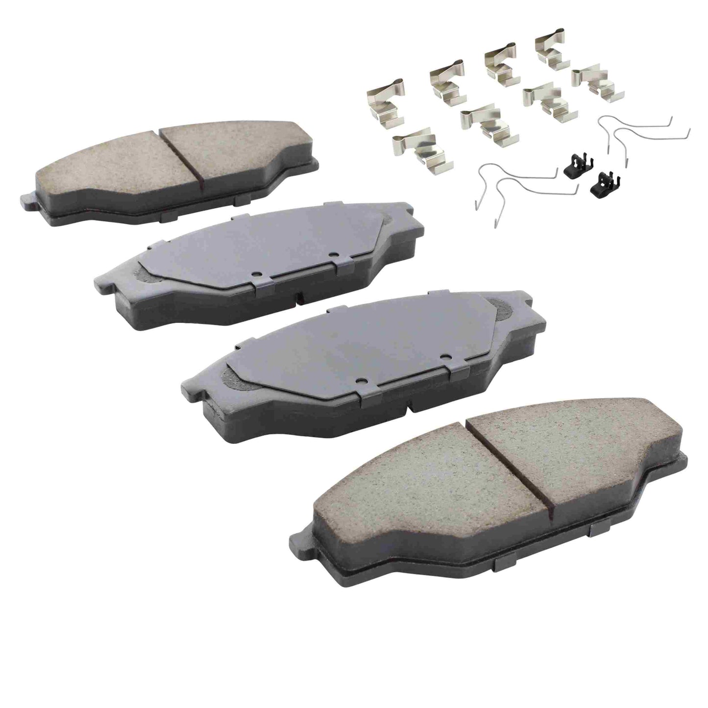 Quality-Built Quality-Built Premium Semi-Metallic Brake Pads w/ Hardware 1001-0303M
