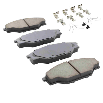 Quality-Built Quality-Built Premium Semi-Metallic Brake Pads w/ Hardware 1001-0303M