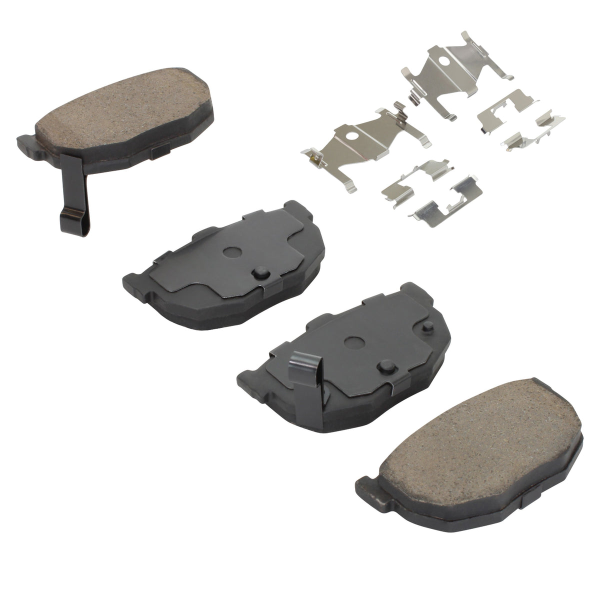 Quality-Built Quality-Built Premium Semi-Metallic Brake Pads w/ Hardware 1001-0323M