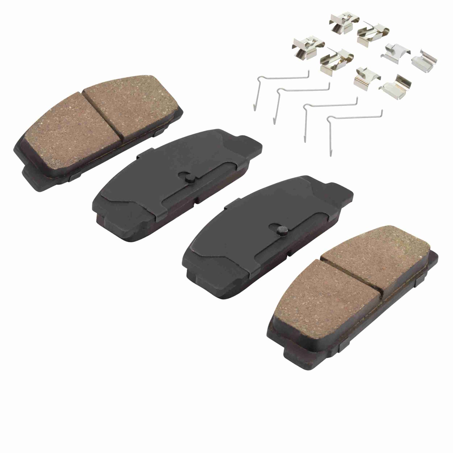 Quality-Built Quality-Built Premium Semi-Metallic Brake Pads w/ Hardware 1001-0332M