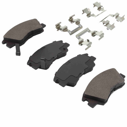 Quality-Built Quality-Built Premium Semi-Metallic Brake Pads w/ Hardware 1001-0349M