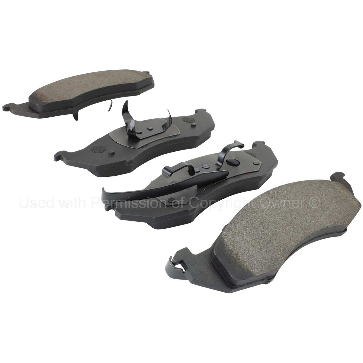 Quality-Built Quality-Built Premium Semi-Metallic Brake Pads w/ Hardware 1001-0417M
