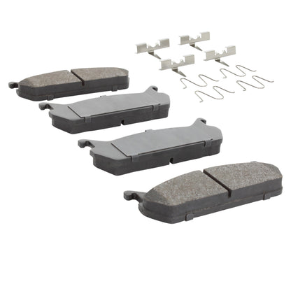 Quality-Built Quality-Built Premium Ceramic Brake Pads w/ Hardware 1001-0458C