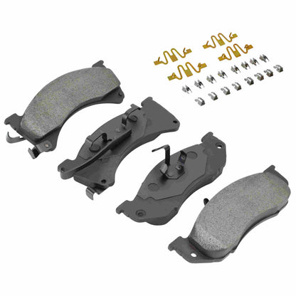 Quality-Built Quality-Built Premium Semi-Metallic Brake Pads w/ Hardware 1001-0478M
