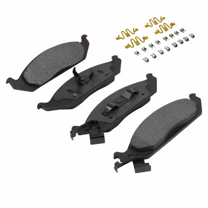 Quality-Built Quality-Built Premium Semi-Metallic Brake Pads w/ Hardware 1001-0650M