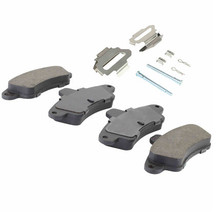 Quality-Built Quality-Built Premium Semi-Metallic Brake Pads w/ Hardware 1001-0661M