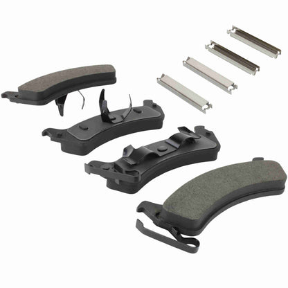 Quality-Built Quality-Built Premium Semi-Metallic Brake Pads w/ Hardware 1001-0664M